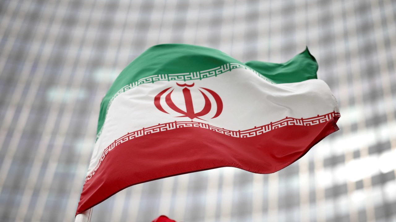 Iranian flag flies in front of the UN office building, housing IAEA headquarters, amid the coronavirus disease (COVID-19) pandemic, in Vienna, Austria, May 24, 2021. REUTERS/Lisi Niesner