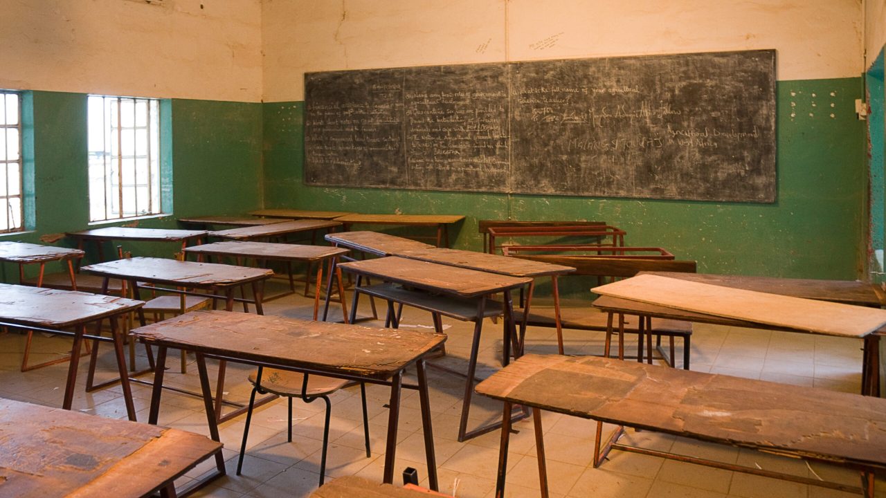 Classroom of the Armitage Senior Secondary School/The Gambia Classroom of the Armitage Senior Secondary School/The Gambia
