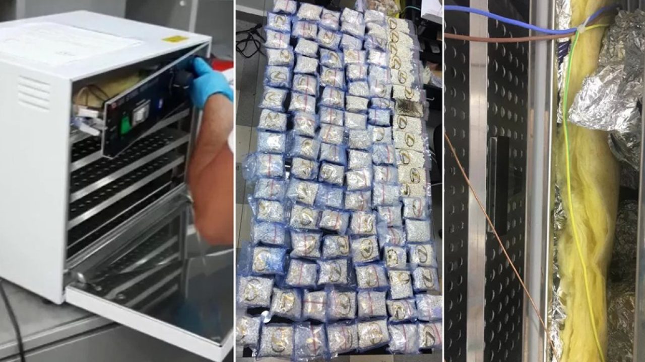 إحباط عملية تهريب الكبتاغون الى السعودية داخل آلات تعقيم أدوات طبية