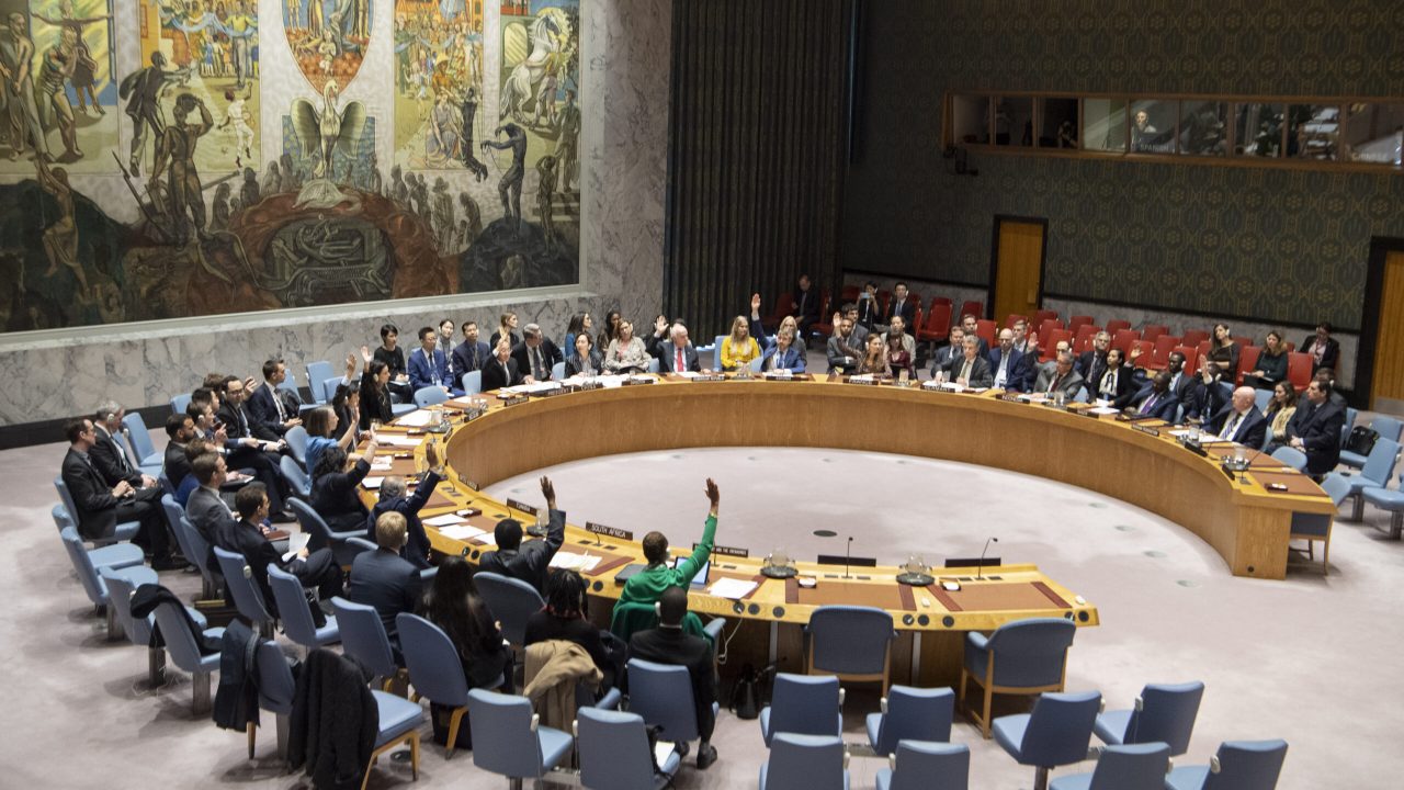 Security Council meeting on the situation in Afghanistan.

Vote