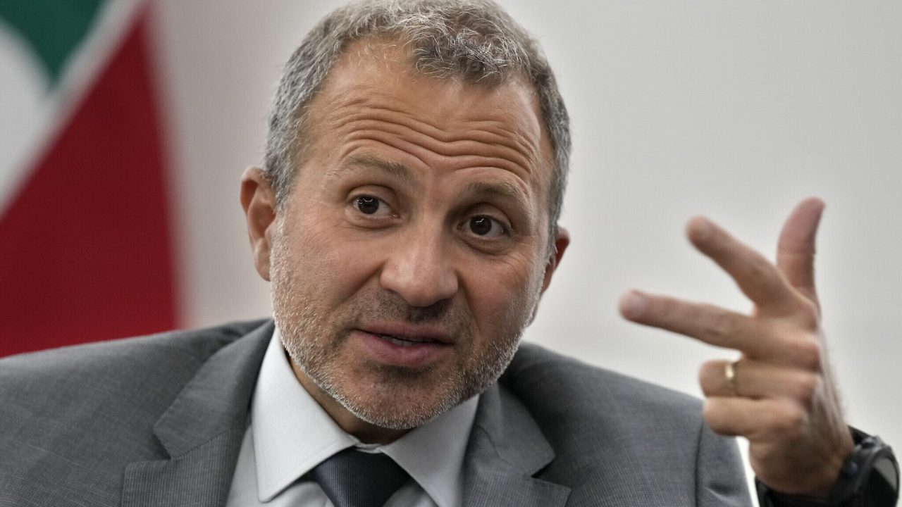 Gebran Bassil Gebran Bassil, a prominent Lebanese legislator who heads the main Christian group allied with Hezbollah, gestures as he speaks during an interview with the Associated Press, in Beirut, Lebanon, Monday, Oct. 17, 2022. Bassil said the war in Ukraine and rising demand for natural gas around the world has helped speed up a U.S.-mediated maritime border deal between Lebanon and Israel that will help bring stability to the eastern Mediterranean. (AP Photo/Hussein Malla)