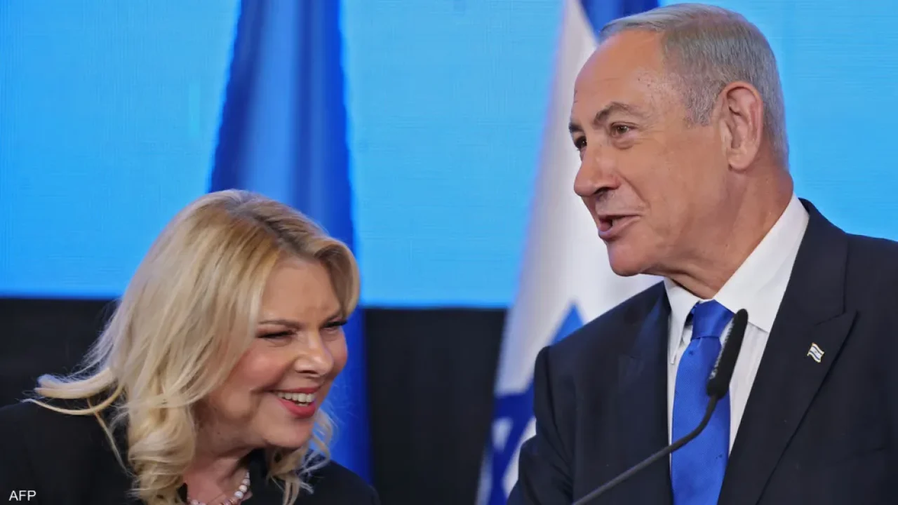 Benyamin netanyahu with his wife