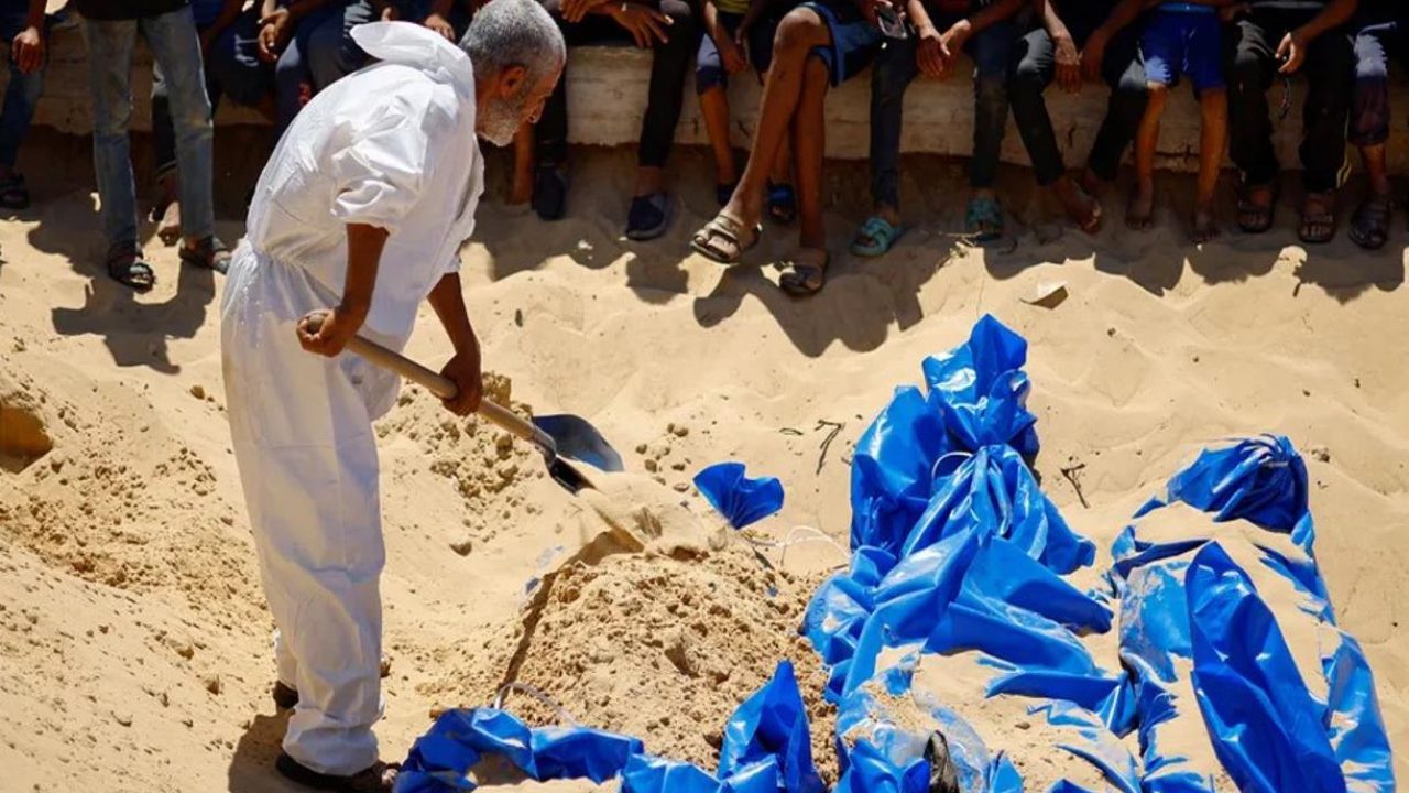 Gaza victims dead bodies