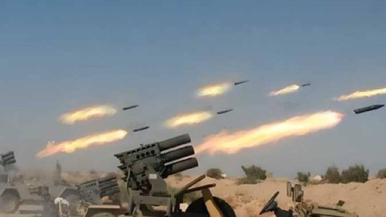 Hezb rockets launched
