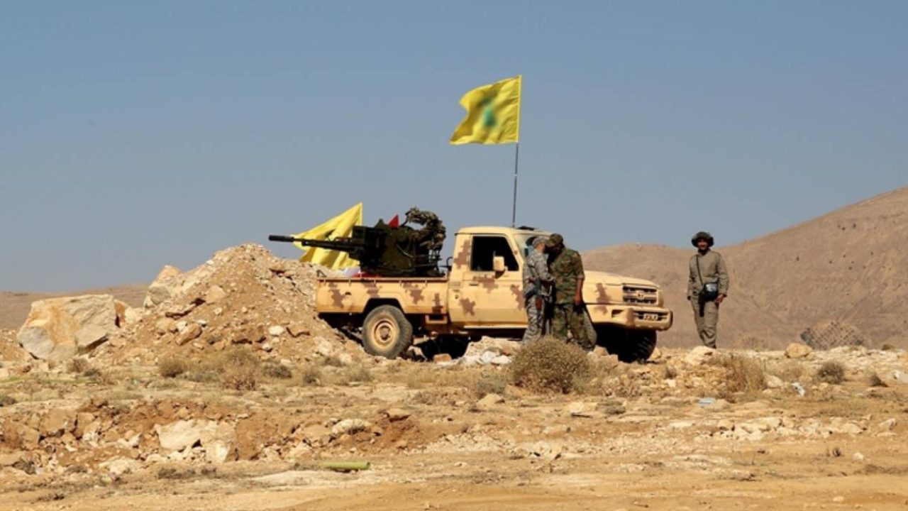 Hezb truck with soldiers