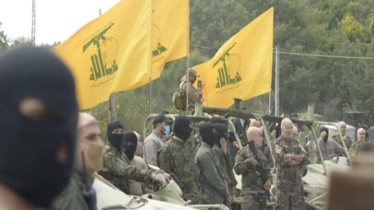 Hezbollah flags