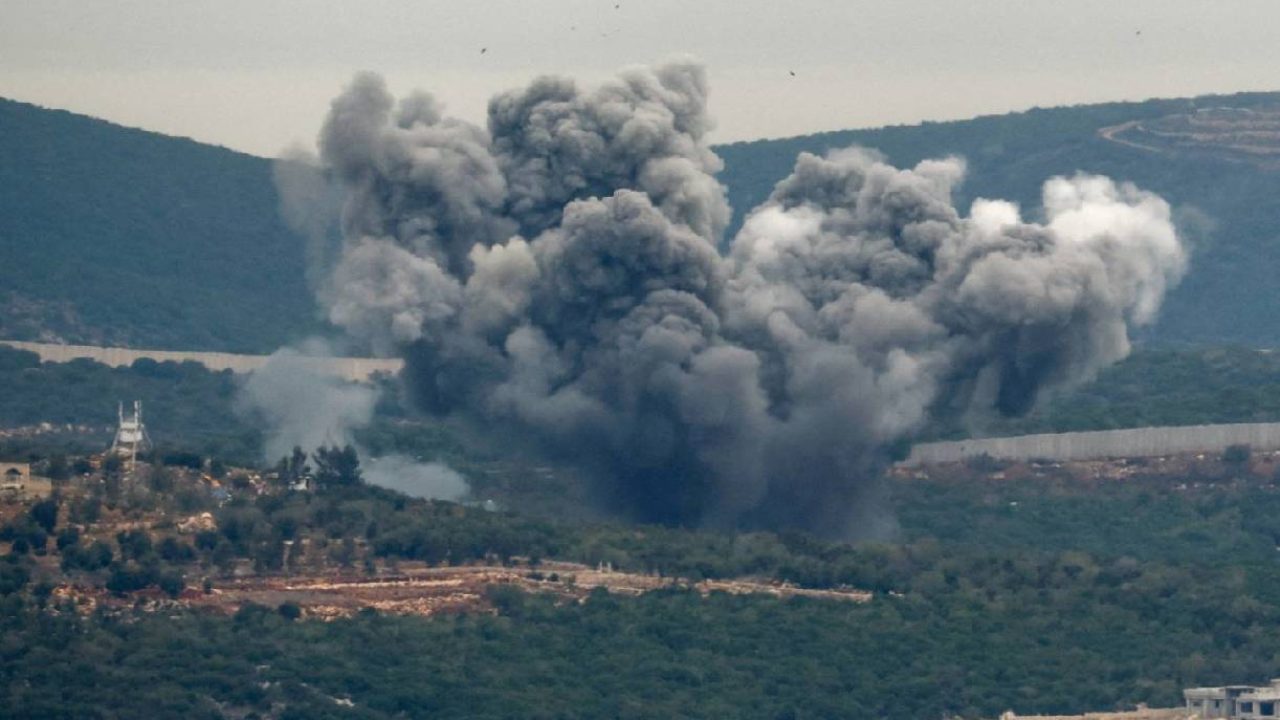 Huge strike on south lebanon