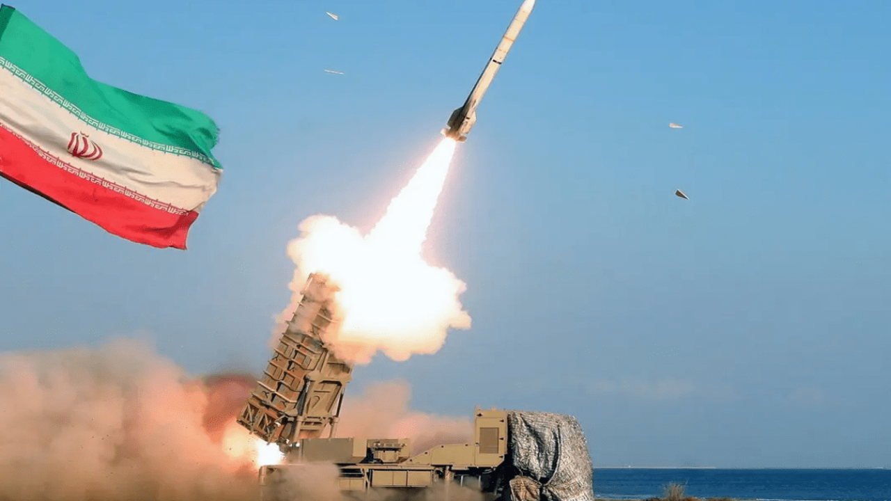 Iranian missile launch