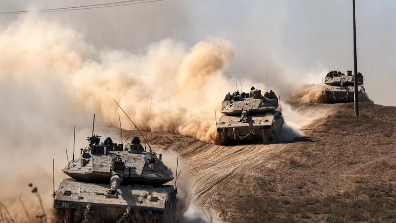 Israel Gaza Tanks