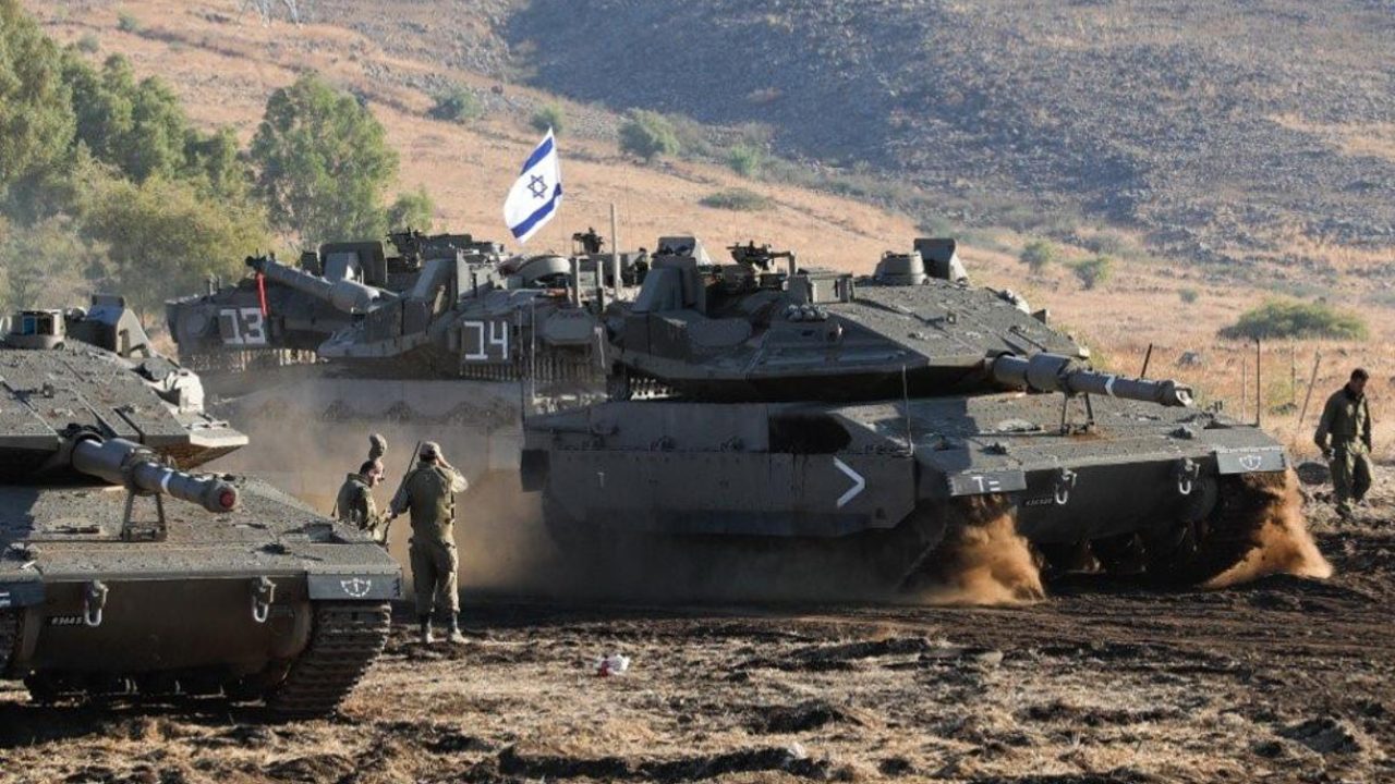 Israel tanks south lebanon