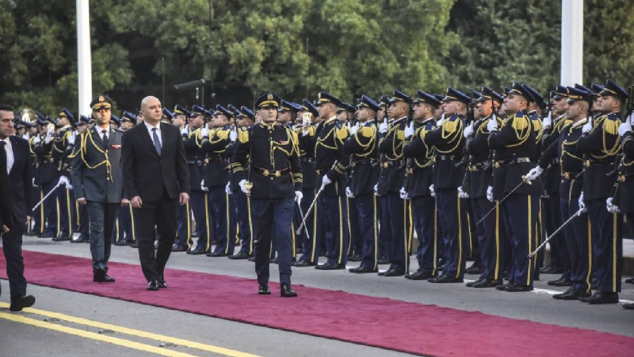 Joseph aoun baabda palace entrance (Fadel Itani)