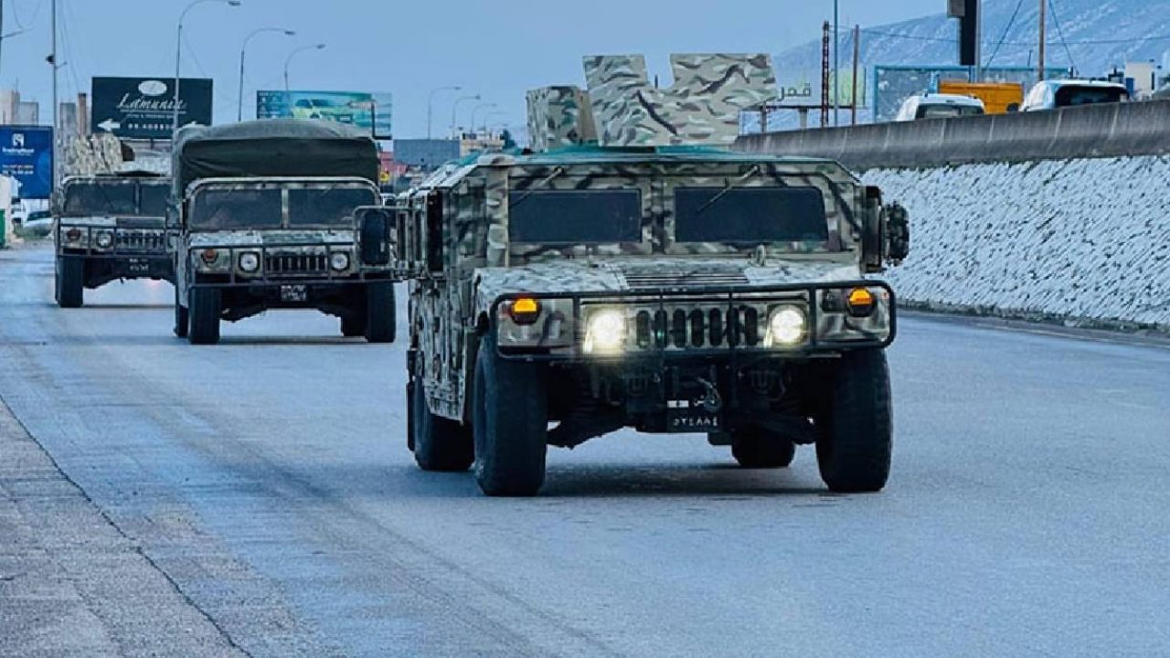 Leb army trucks