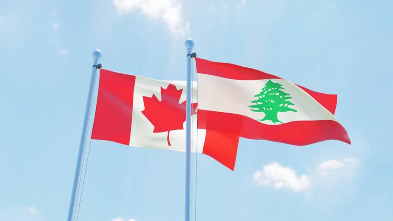 Lebanon Canada Flag