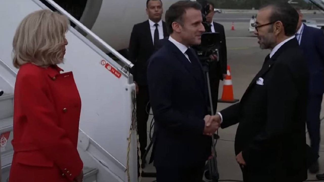 Macron and moroccan king