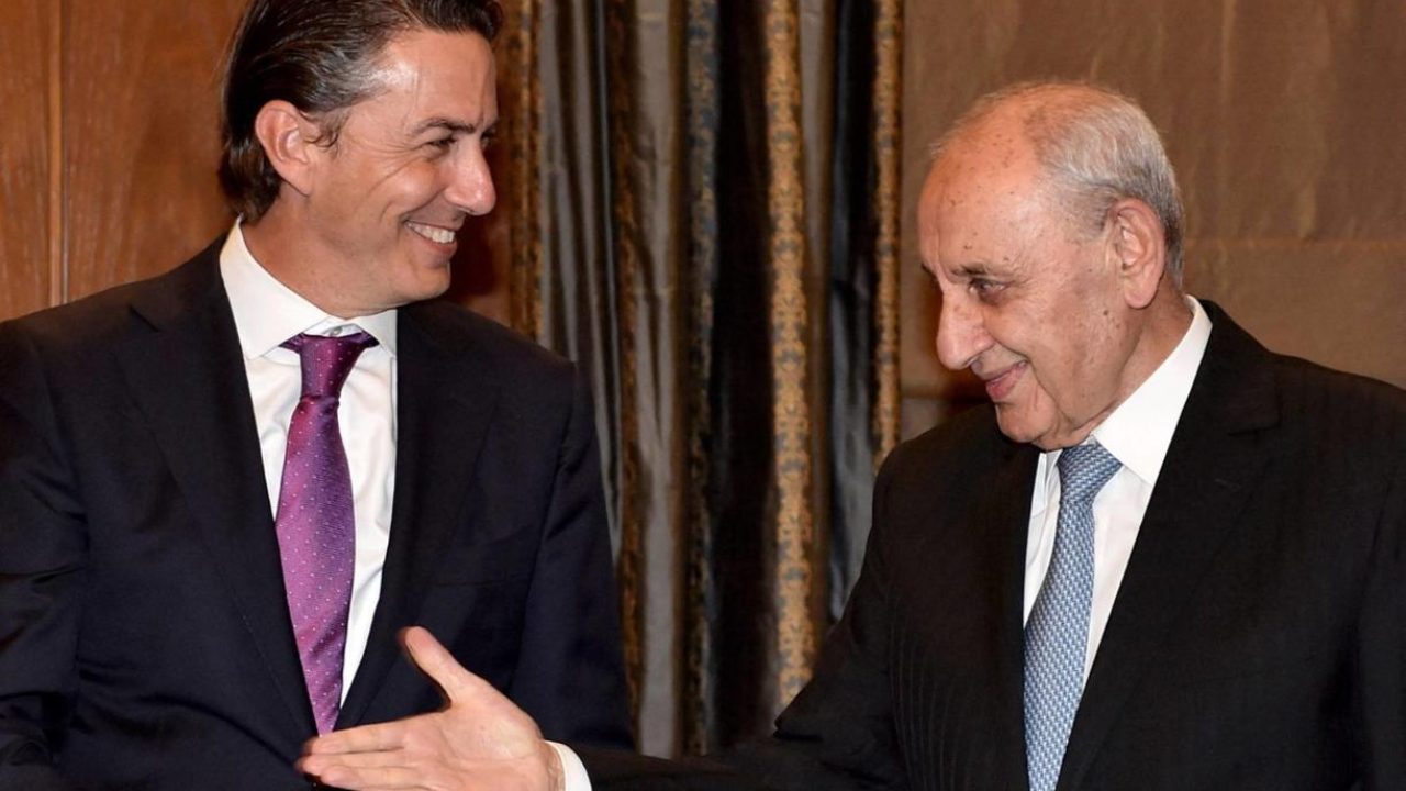 Nabih berri and amous hokshtayn