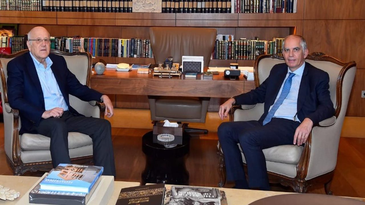 Najib Mikati and Hervi MAgro