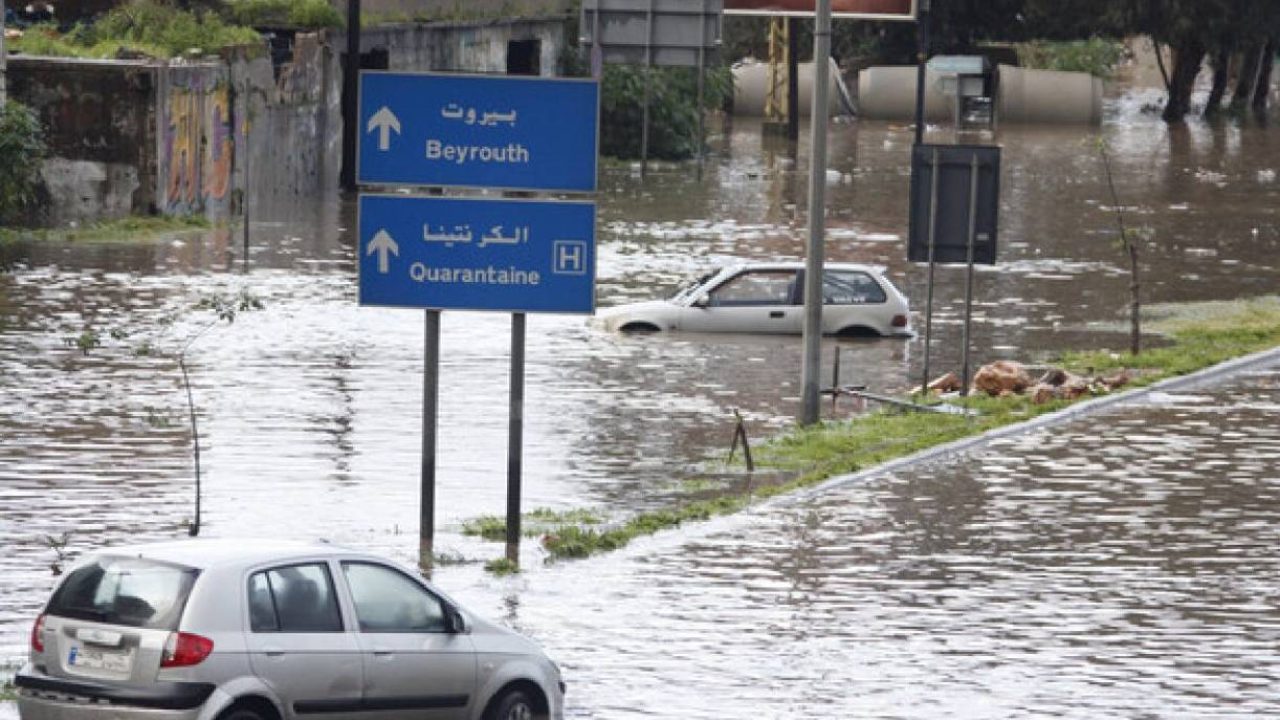 Rain flood lebanon Rain flood lebanon
