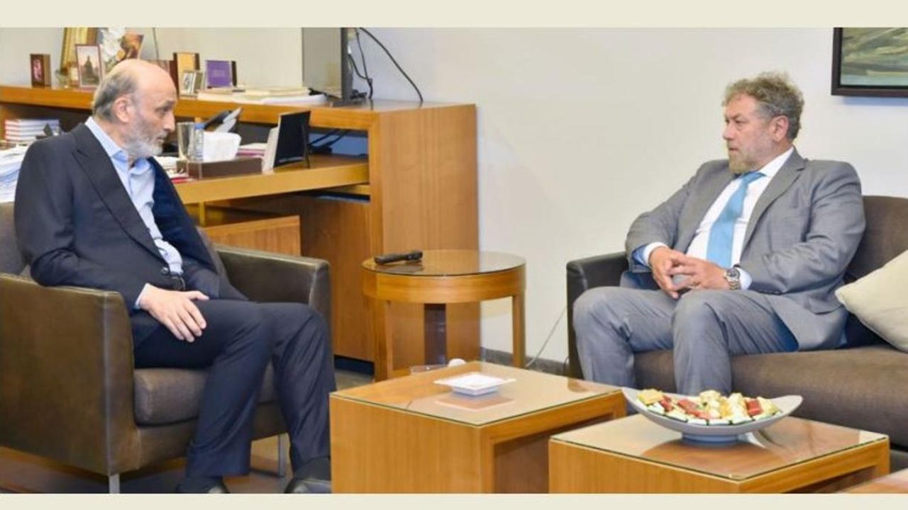 Samir Geagea and Nehmat Ifrem