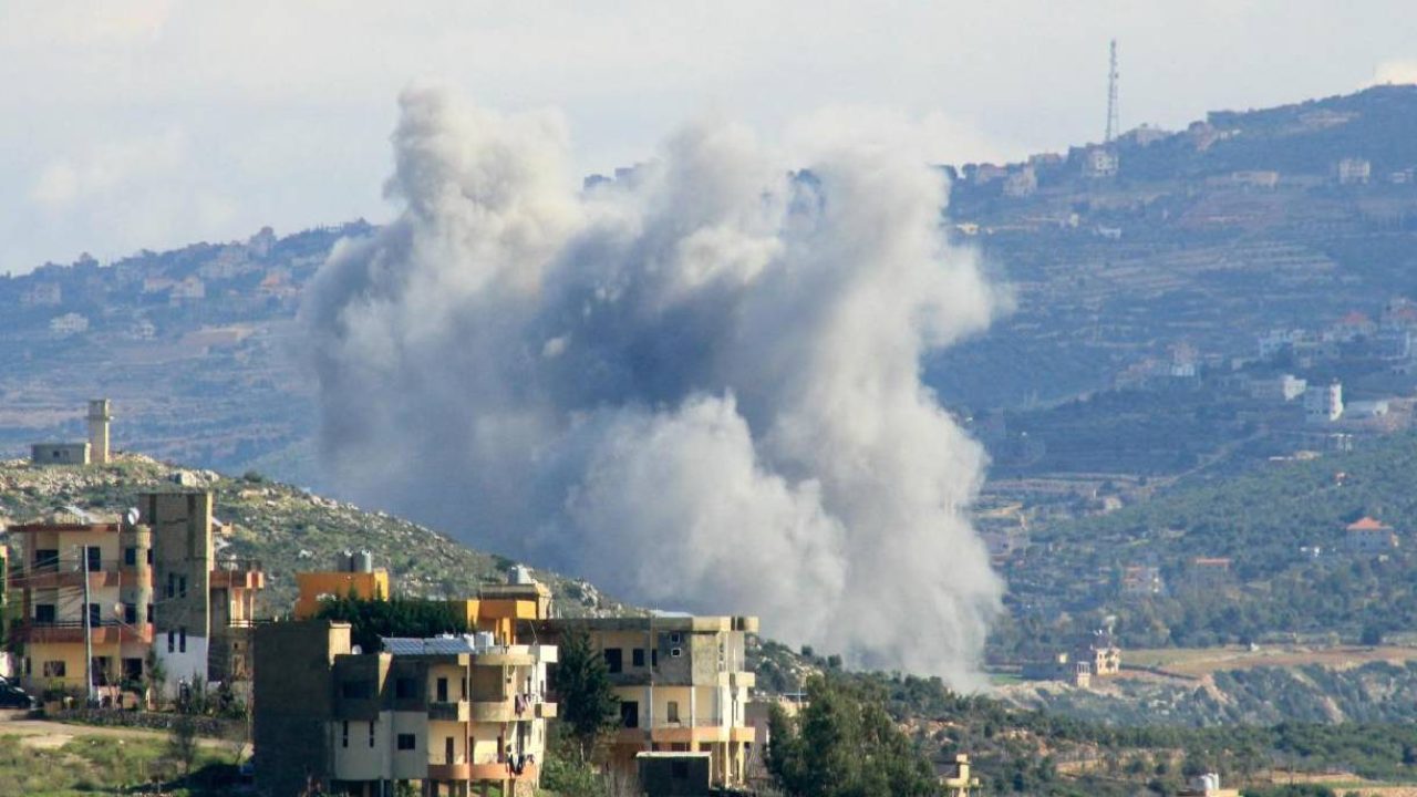 South lebanon strike on village