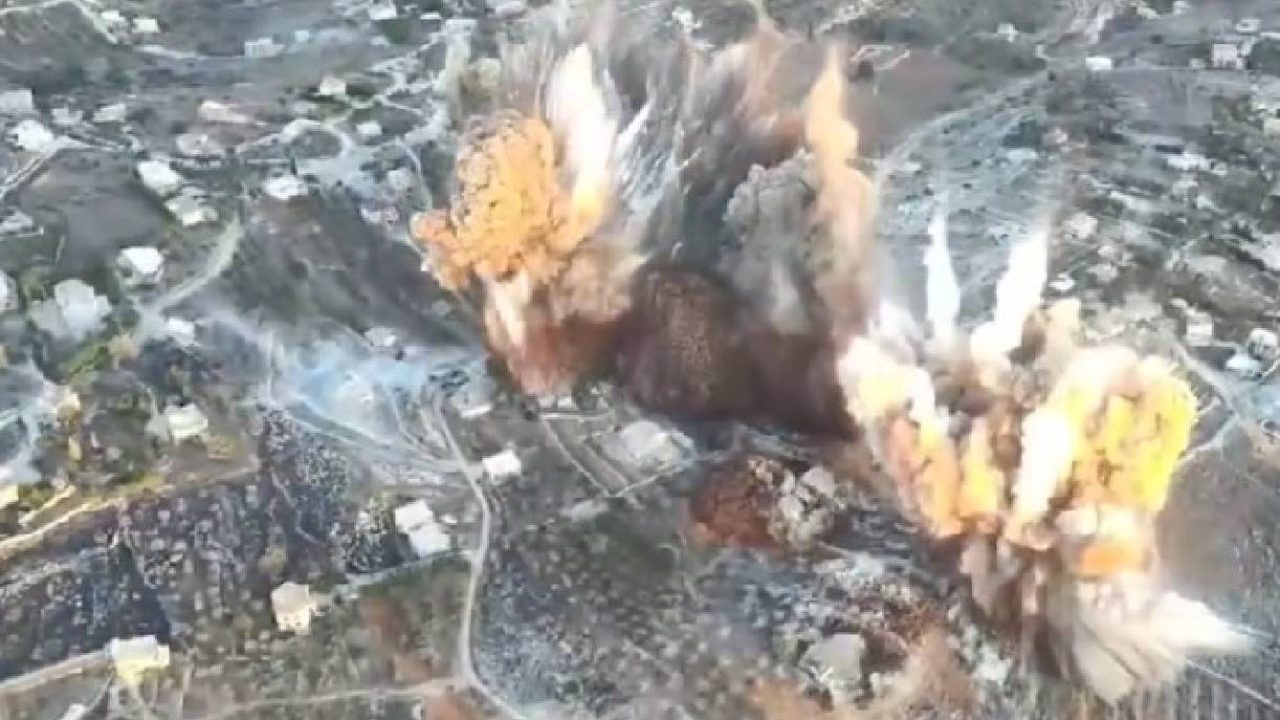 Strike on hezb tunnel
