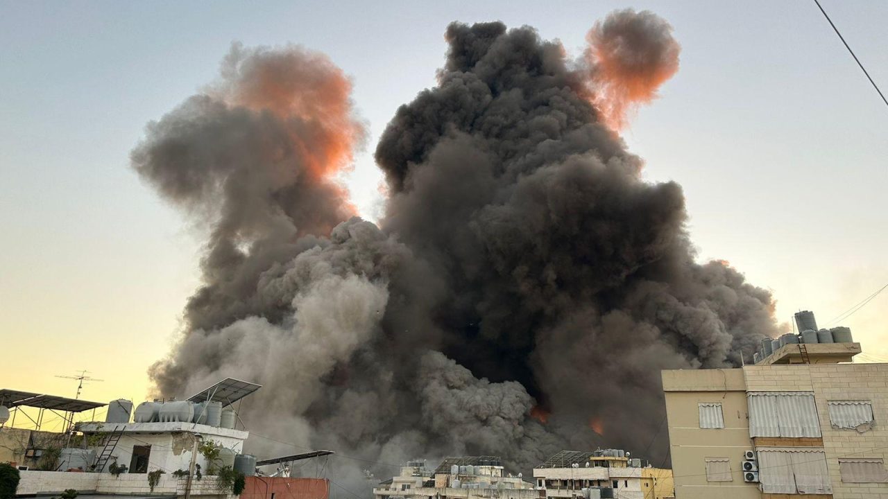 Strike on hezbollah headquarters