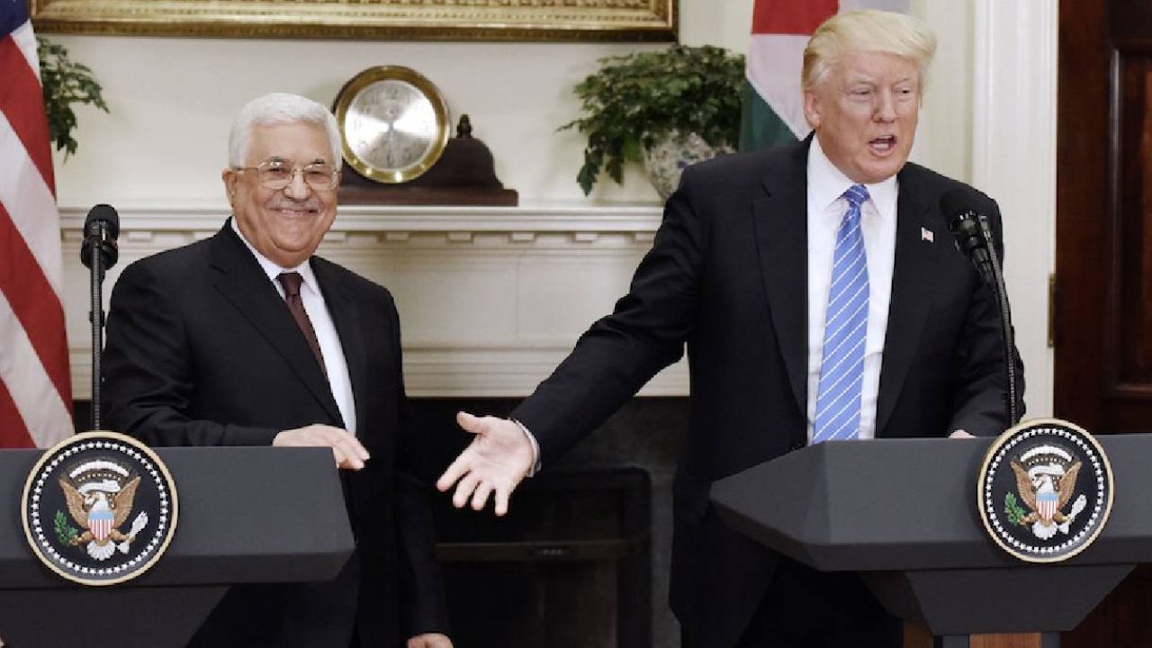 Trump and abbas