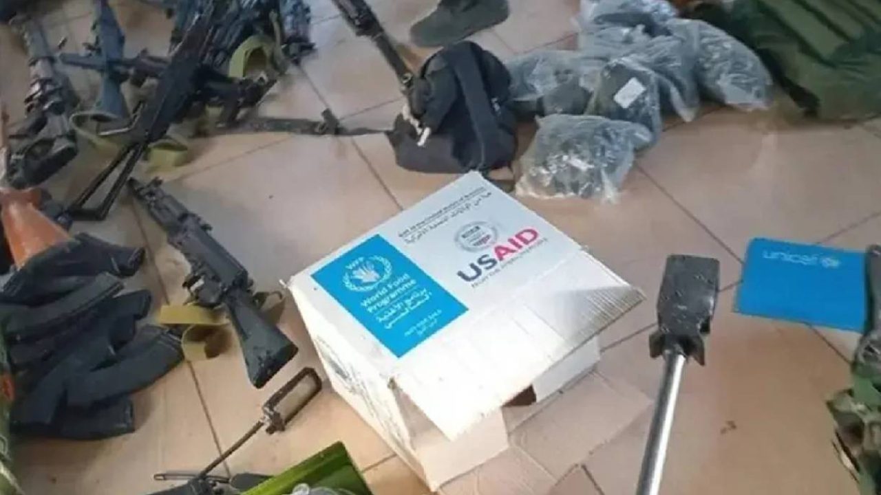 USAID between hezb guns.