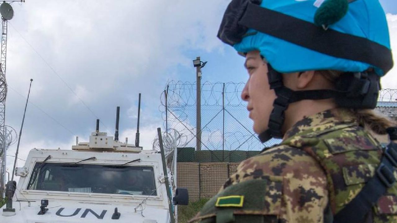 Unifil soldier at headquarters