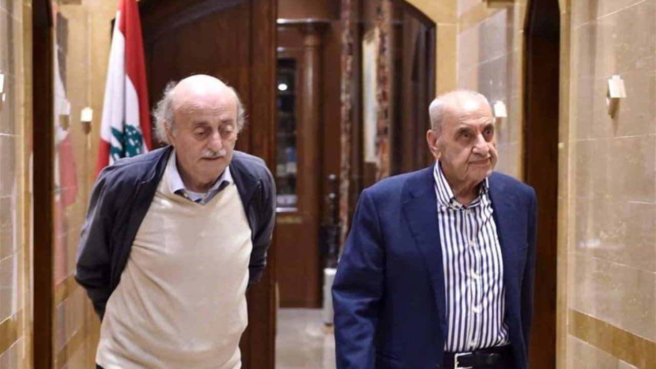 Walid Jumblat and nabih berri