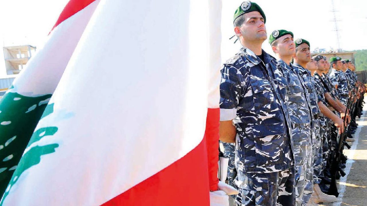 amn dekhli with lebanese flags