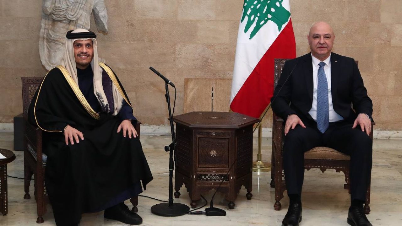 baabda - qatari with aoun