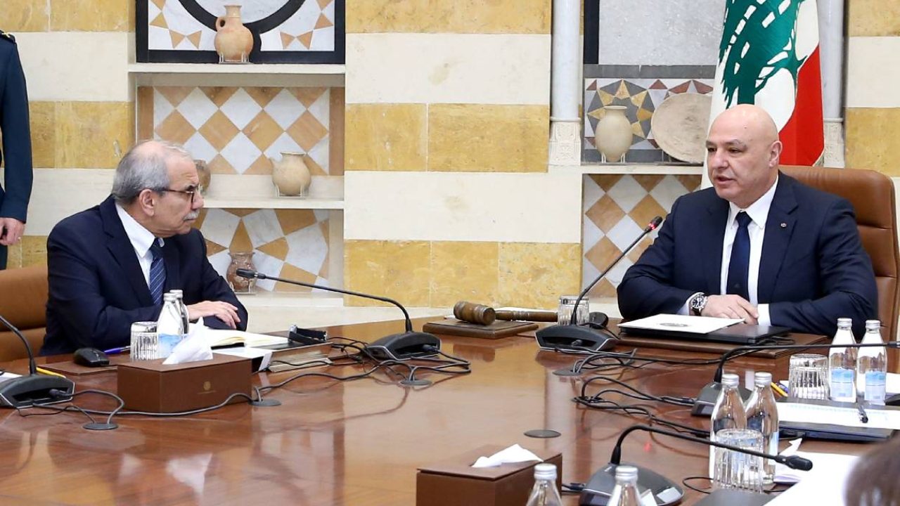 cabinet meeting - aoun salam