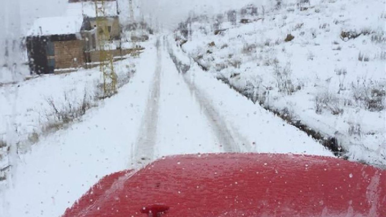 car on snow