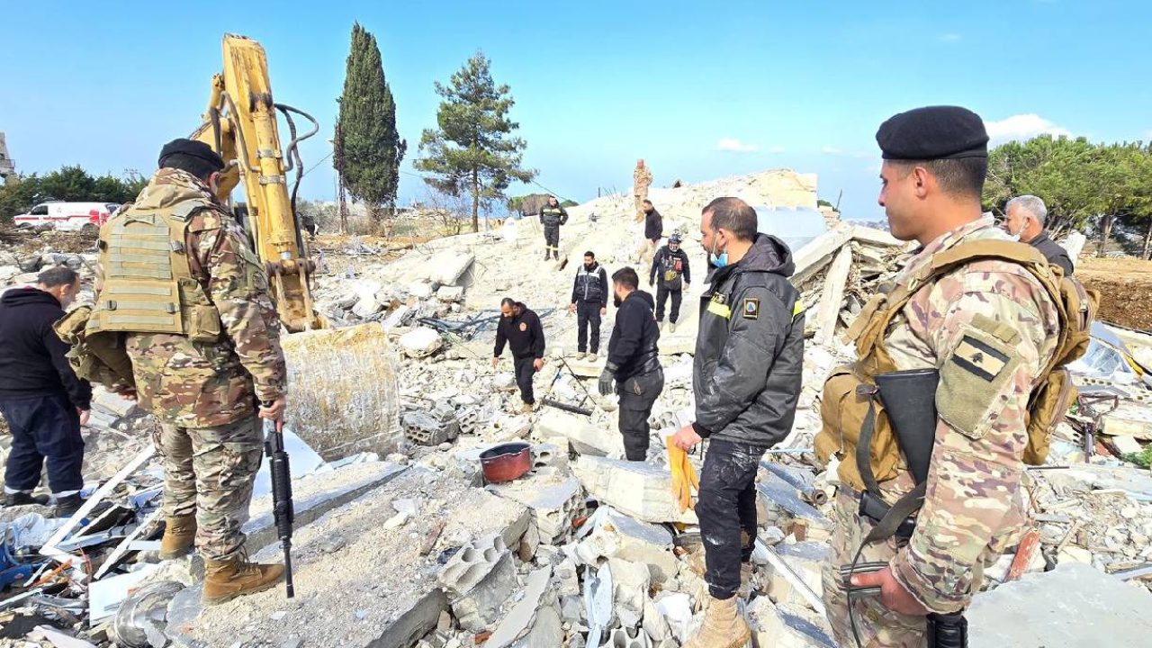 civil defence and army work in south