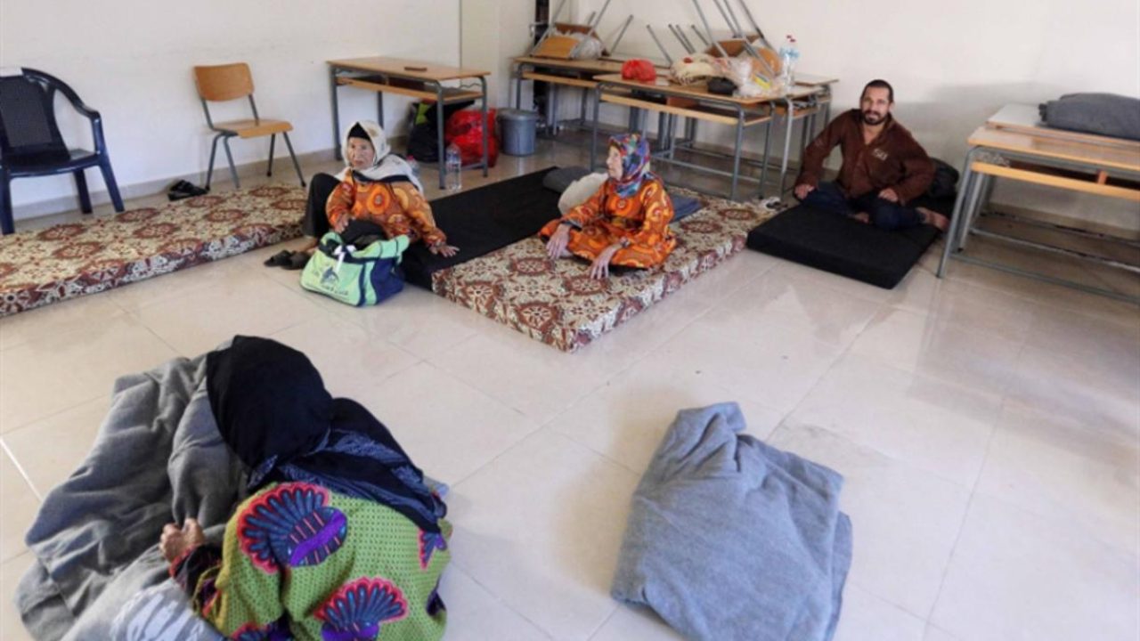 displaced people on the floor