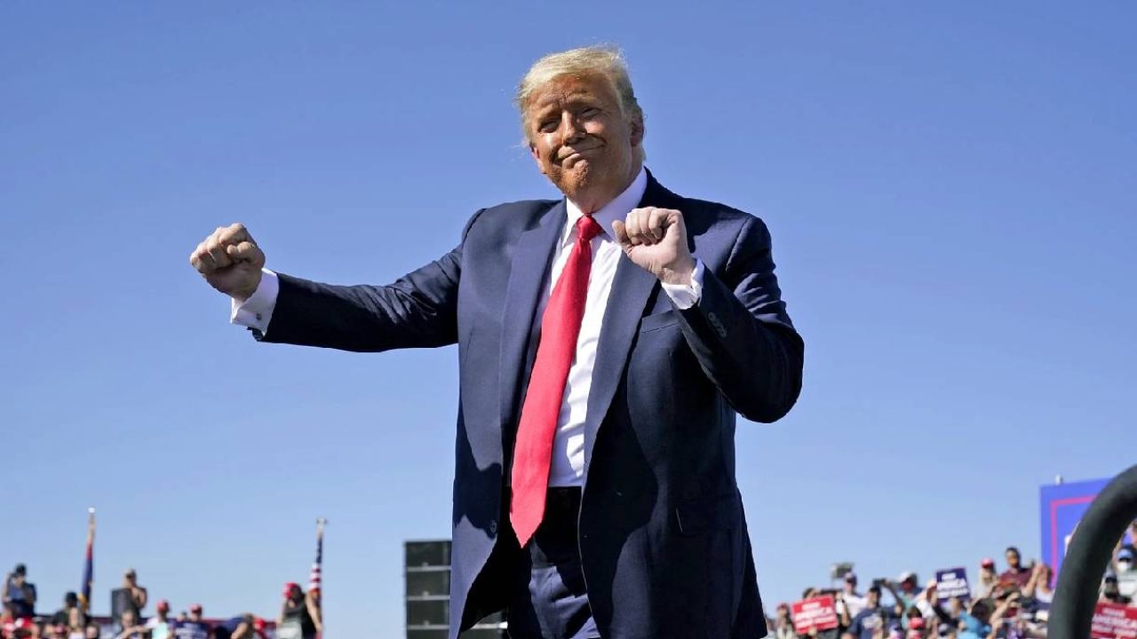 donald trump dancing