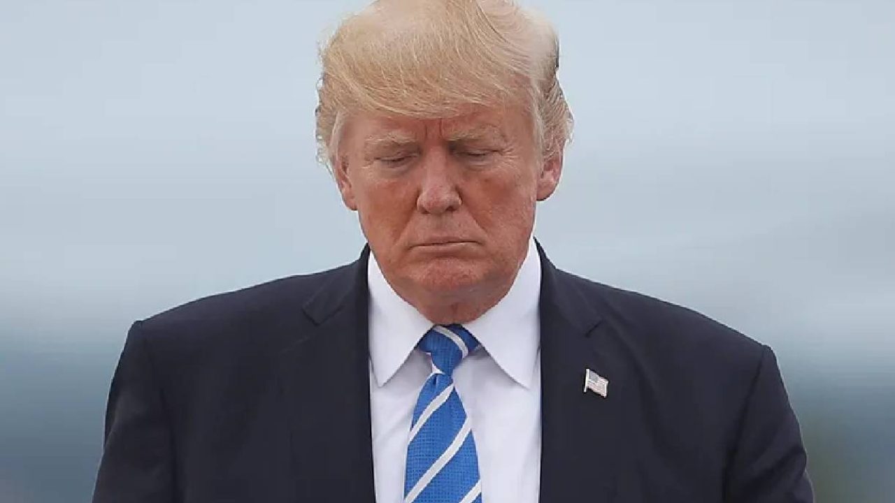 donald trump sad