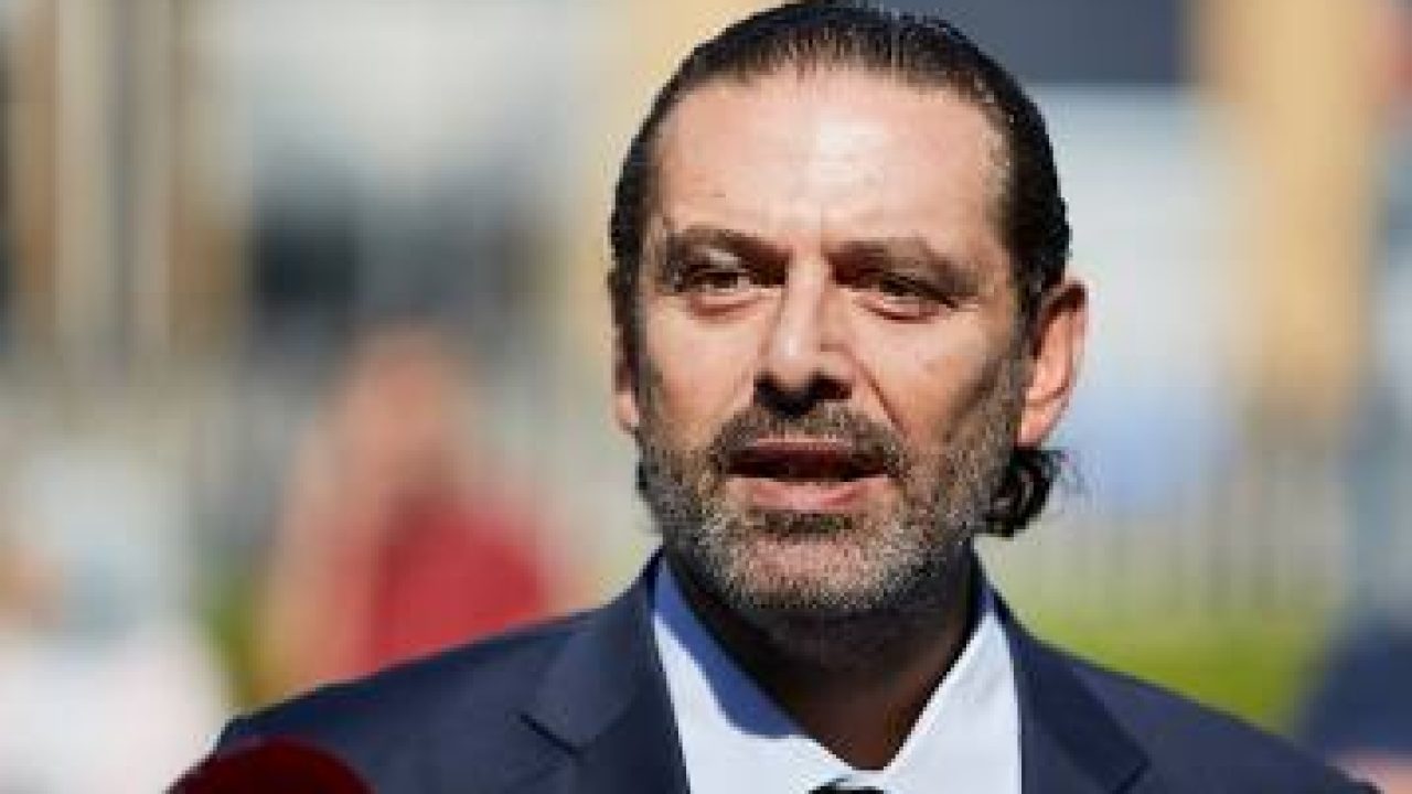 THE HAGUE, NETHERLANDS - AUGUST 18: Former Prime Minister Saad Hariri gives a statement to the press outside the Lebanon Tribunal on August 18, 2020 in The Hague, Netherlands. The Special Tribunal for Lebanon delivered a guilty verdict against one of four men on trial for the 2005 assassination of former Lebanese Prime Minister Rafik Hariri. Salim Ayyash was convicted on murder and terrorism charges, however the other three men were acquitted. All four were affiliated with the Shia militant group Hezbollah and had been on trial in absentia since 2014. (Photo by Pierre Crom/Getty Images)