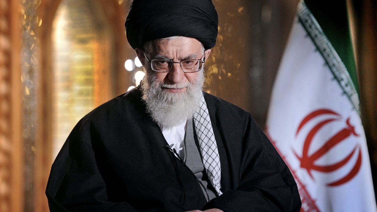 A picture released by the office of Iran's supreme leader Ayatollah Ali Khamenei on March 20, 2013, shows him addressing the nation on the occasion of Noruz, the Iranian New Year, in Tehran. AFP PHOTO/HO/IRANIAN SUPREME LEADER'S WEBSITE == RESTRICTED TO EDITORIAL USE - MANDATORY CREDIT "AFP PHOTO / IRANIAN SUPREME LEADER'S WEBSITE" - NO MARKETING NO ADVERTISING CAMPAIGNS - DISTRIBUTED AS A SERVICE TO CLIENTS ==