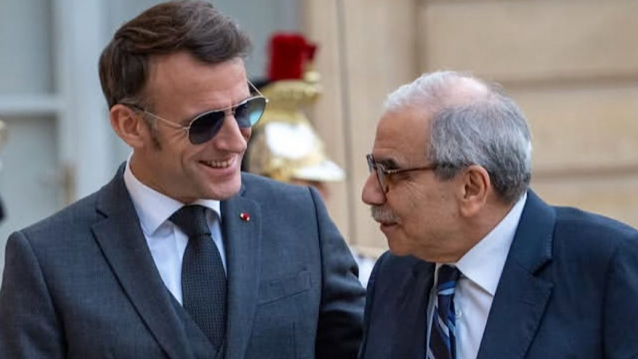 emanuel macron - nawaf salam