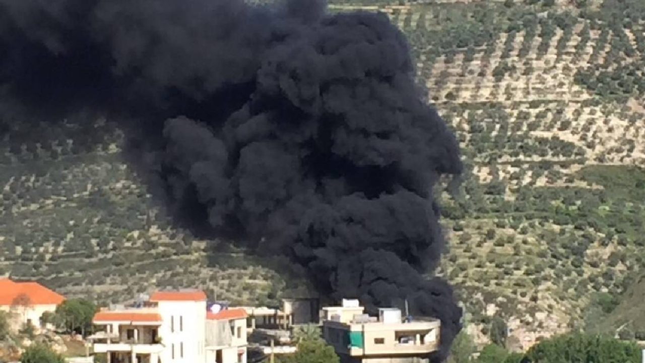 fire in house south lebanon