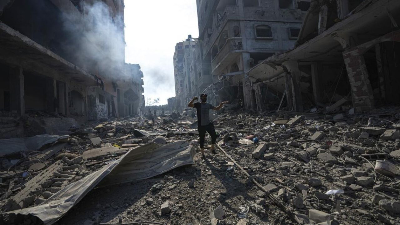 gaza buildings destroyed