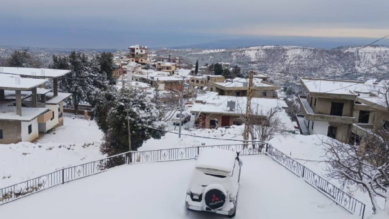 heavy snowfall in leb