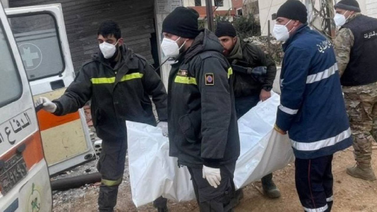 holding dead body