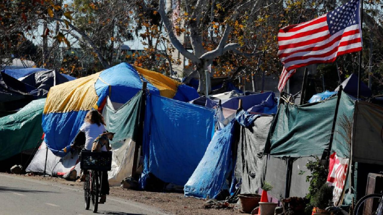 homeless tents in usa