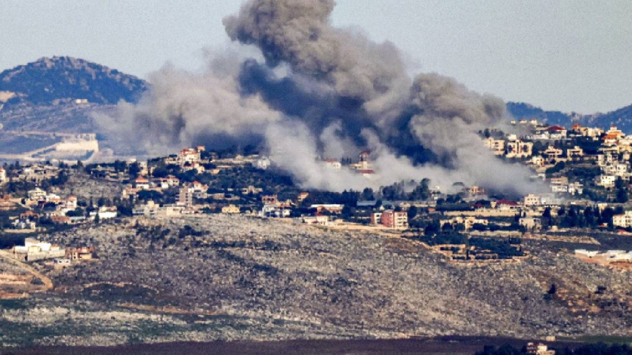 huge israeli strike