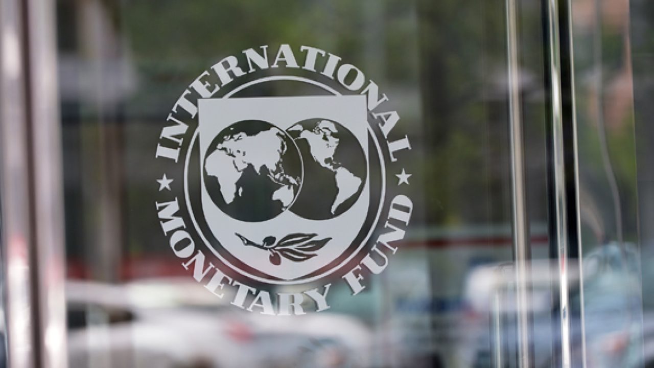 US-GREECE-FINANCE-IMF The seal of the International Monetary Fund is seen at the headquarters building in Washington, DC on July 5, 2015. The euro was dropping against the dollar after early results of the Greece bailout referendum suggested the country rejected fresh austerity demands from EU-IMF creditors. AFP PHOTO/MANDEL NGAN (Photo credit should read MANDEL NGAN/AFP/Getty Images)
