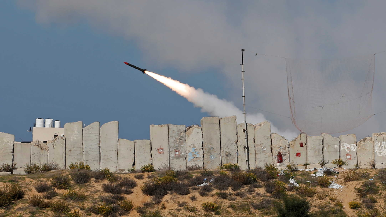 israel-ghaza-missle