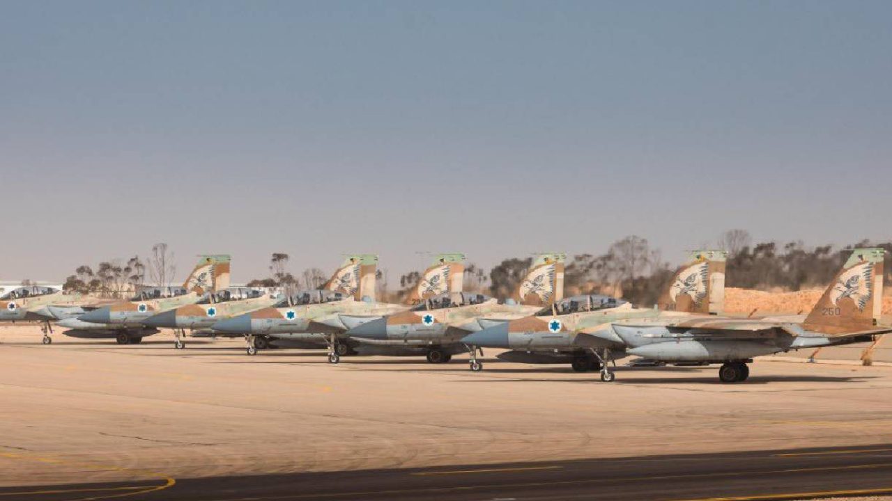 israeli fighter planes landed