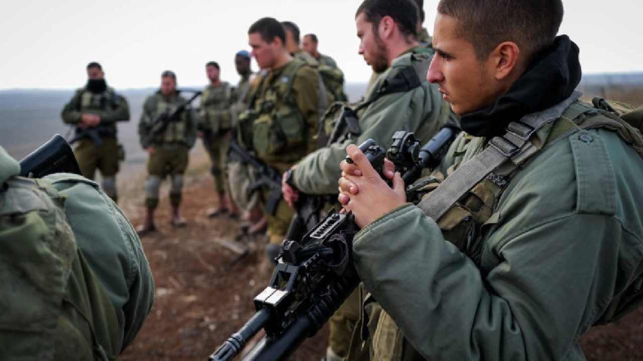 israeli soldiers in golan heights